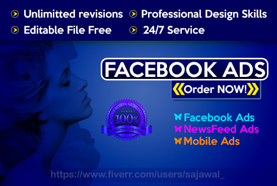 Design Awesome Facebook Ads By Sajawal