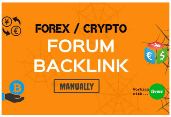 Do 10 Crypto And Forex Forum Backlinks - 
