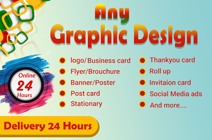 Do Any Graphic Design Work In 12 Hours By Abdulbaten001