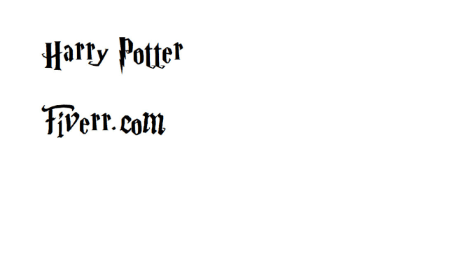 what font does google use that looks like harry potter
