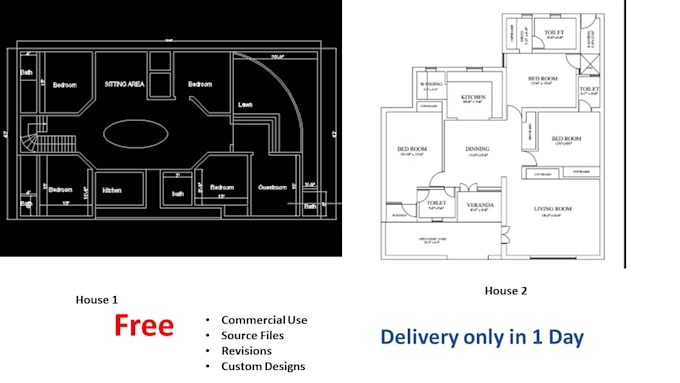 Create 2d Floor Plans In One Day By Khansa786
