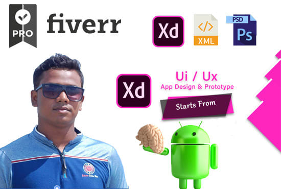 Design Mobile App Ui Or Ux In Adobe Xd,Psd,Xml
