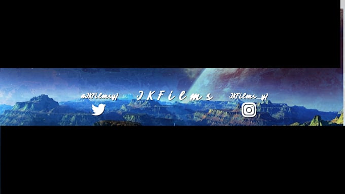 Make You A Custom Youtube Banner By Jkfilms