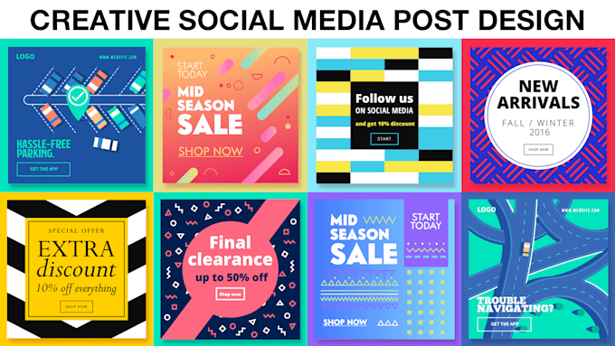 Design Post Cover Banner Ad Social Media Youtube Linkedin Web