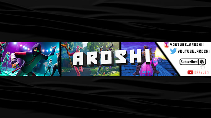 Make Gfx Like Banners Thumbnails And Avatars For Low Prices By Dxryus