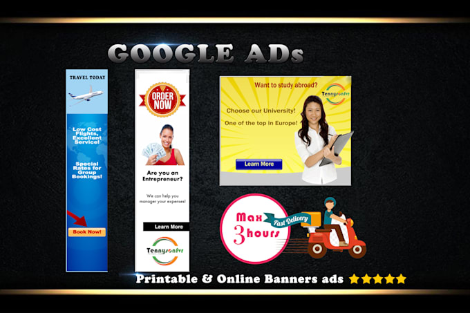 Design Modern Banner Ad And Covers By Tennysonfvr