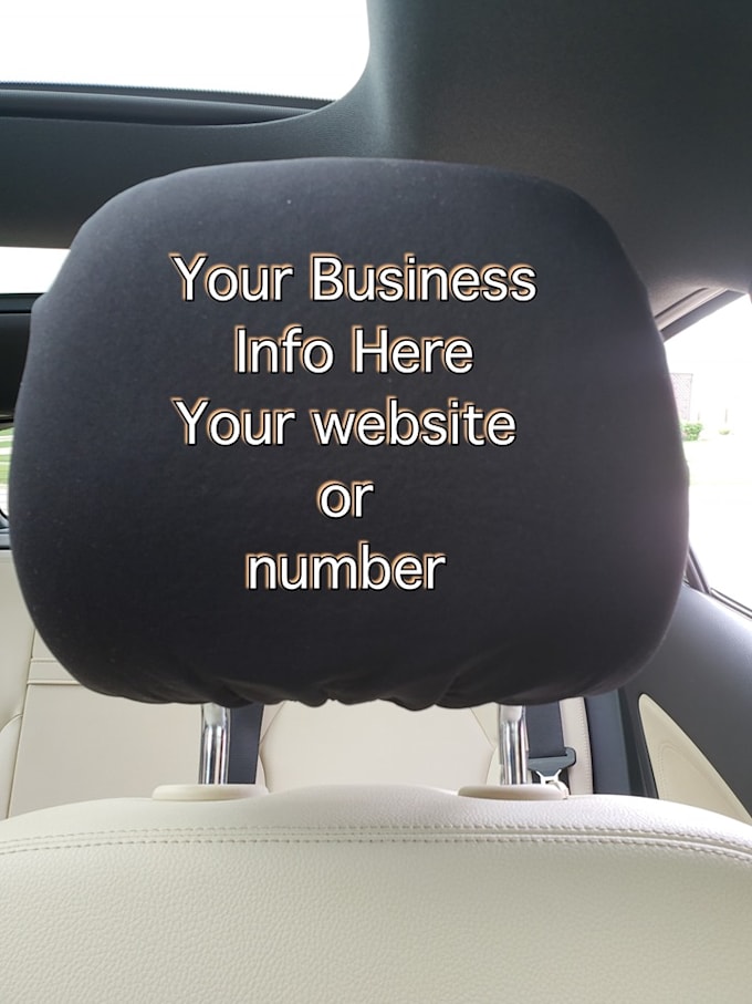 Create Custom Car Headrest Cover By Chicsr Create Custom Car Headrest Cover By Chicsr