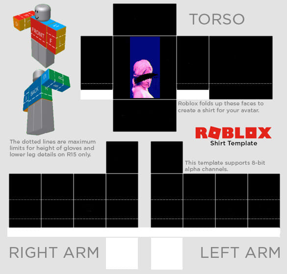 Схема роблокс для одежды