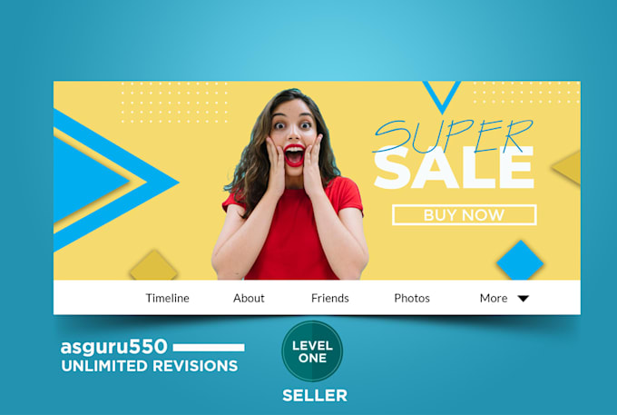 Design Professional Facebook Cover By Asguru550