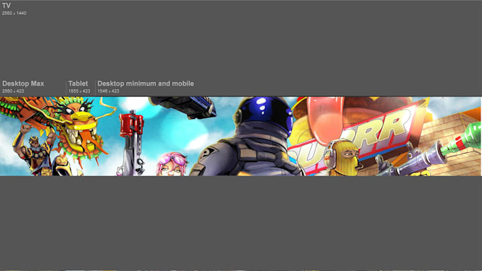 Make A Custom Youtube Banner By Jb7edits