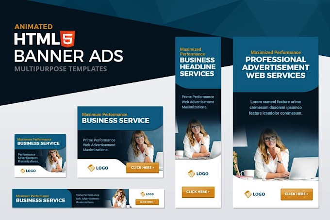 Design Awesome Youtube Or Website Banner All Cize With Animation