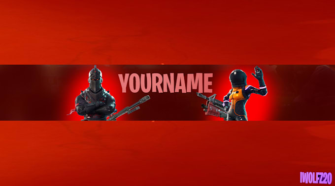 Create A Fortnite Gaming Banner For Youtube And Twitch By Iwolfz