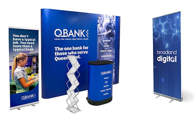 Design Pop Up Exhibition Display Or Trade Show Banner Custom By