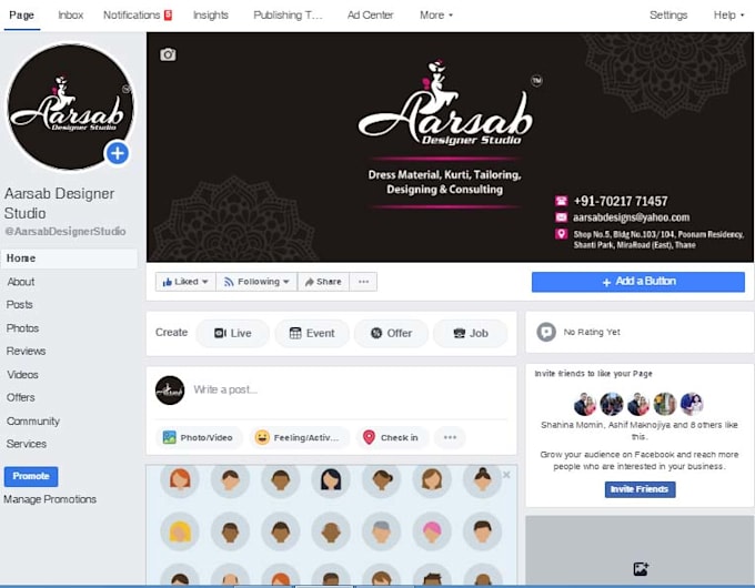 Create Design And Optimize Facebook Business Page By Smacnojia