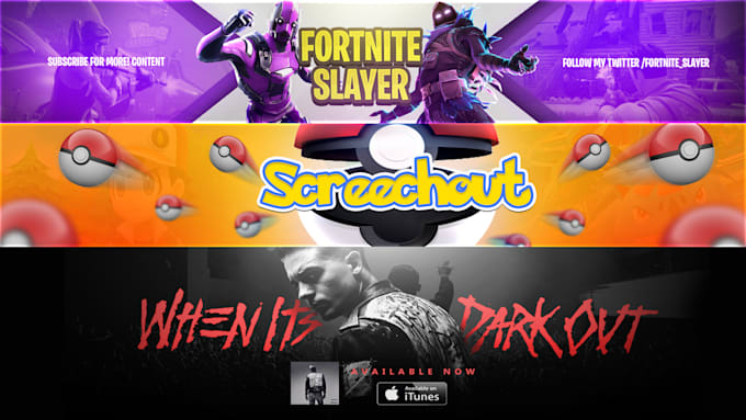 Design A Awesome Youtube Banner With Free Icon By Rosscldesigns