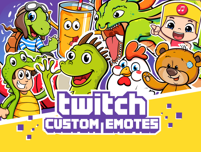 Create custom twitch emotes by Saybrand