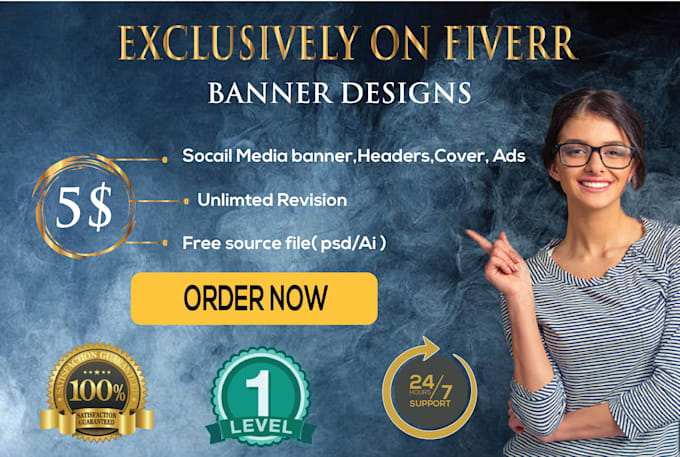 Design Fb Banner Youtube Cover Twitter Header And Ads By