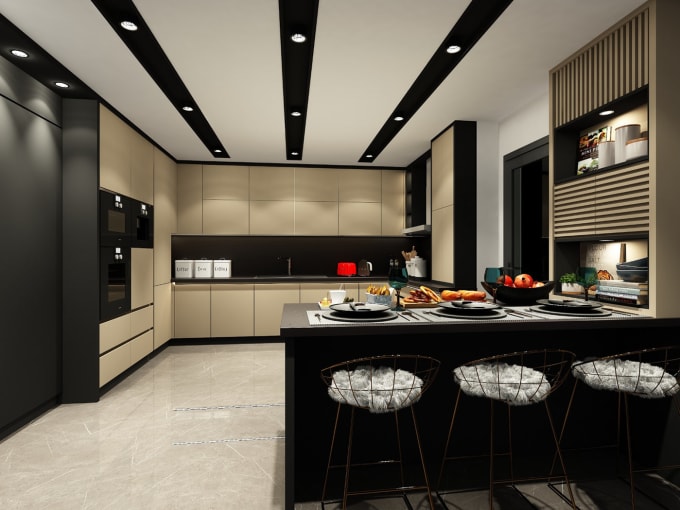 Make Interior Kitchen Rendering With Vray For Sketchup