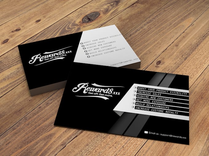 Do Minimal Unique Business Card Design By Teamph