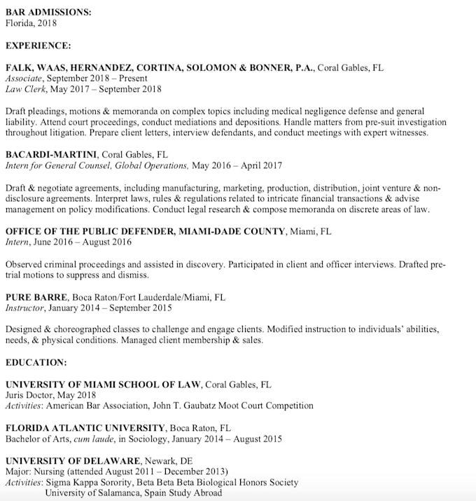 Professional Resumes Writing Services Web Design Client
