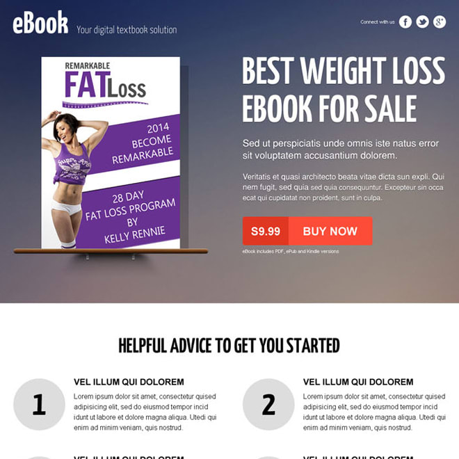 design gorgeous ebook landing page for you ebook landing page