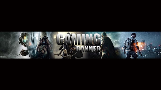 Make Great Facebook Twitter Youtube Banner Gaming For You By