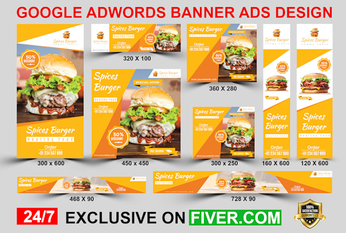 Design Amazing Google Adwords Affiliate Banner Ads By Accept Design