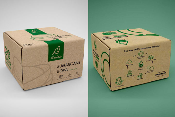 Design eco friendly packaging for ecofriendly print by Aayam01