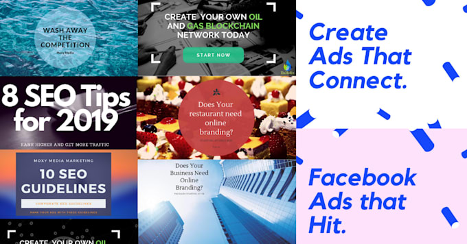 Design 5 Facebook Banner Ads By Moxmedia