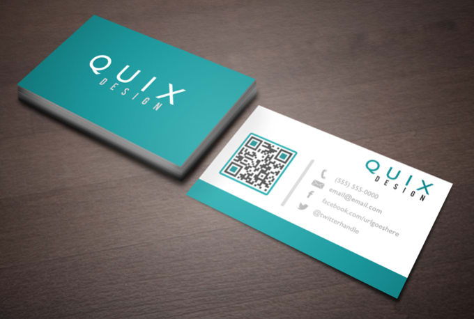 Design an awesome double sided business card by Quixdesign