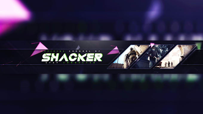 Make A Youtube Banner By Shacker Designz