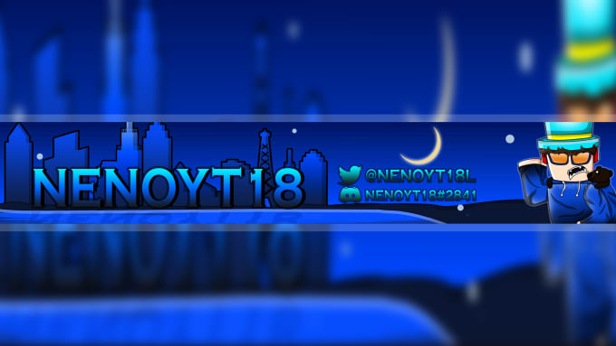 Design A Banner Digital Art Of Your Roblox Character By Nenoyt18 - roblox twitch banner