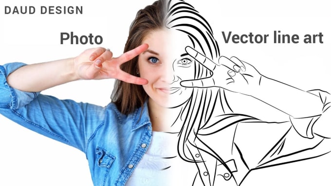 Download Draw vector line art of your photos by Androclesdaud38