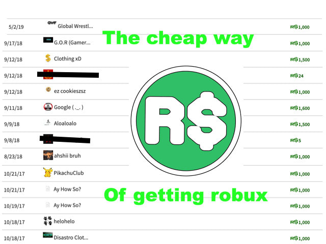 Offer You More Robux For A Cheaper Price - 