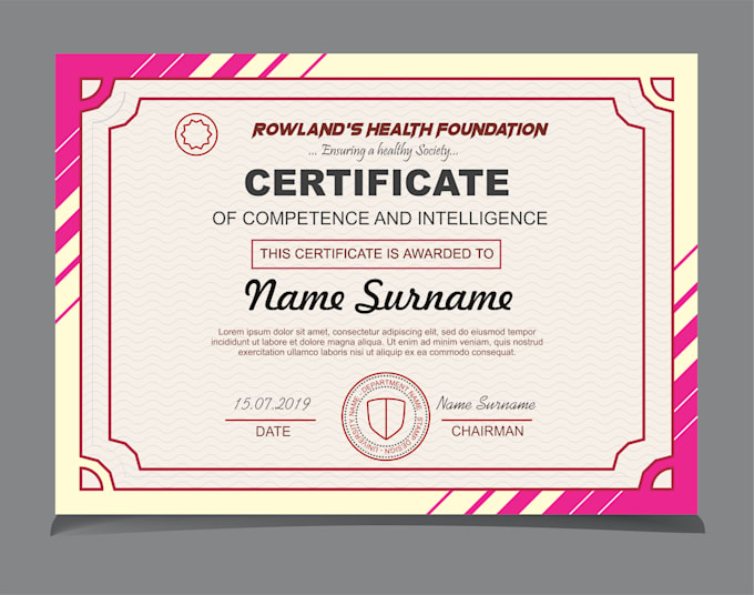 Design You A Classic Certificate