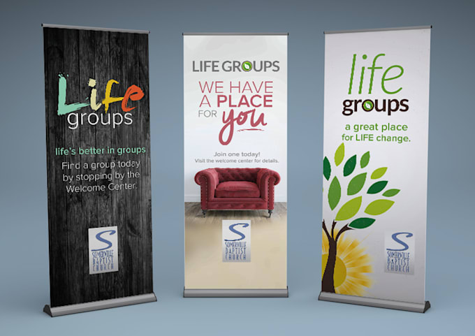 Design A Distinctive Retractable Banner Rollup Banner Or Backdrop