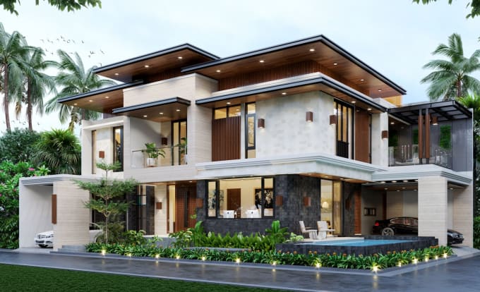 3ds max house design