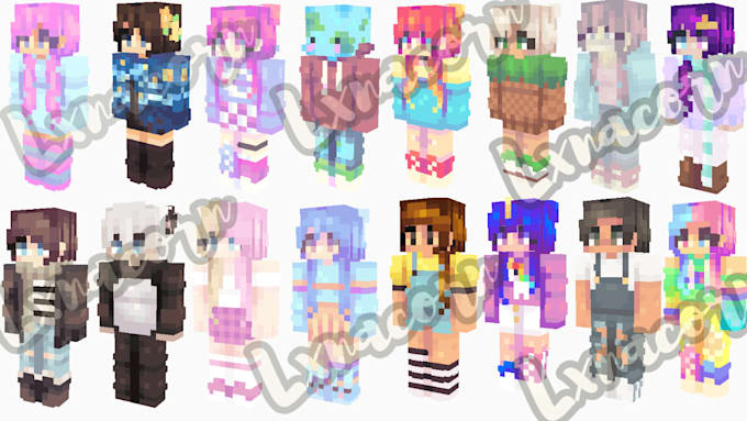 Create A Professional Minecraft Skin For You By Lxnacorn