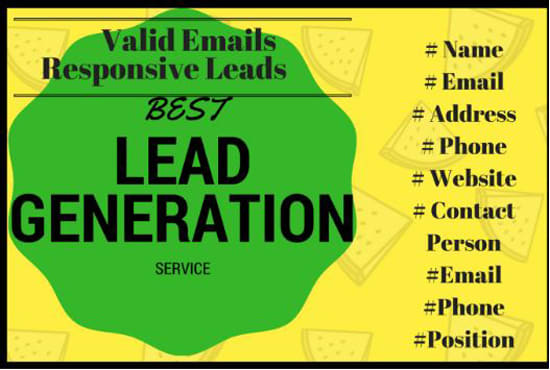 provide web research, b2b lead generation, any targeted lead generation service