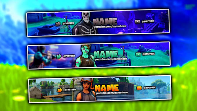Make An Epic Youtube Gaming Banner For Fortnite And Cod By Kingvfx