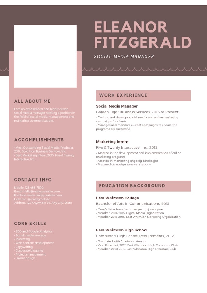 Design And Edit Your Resume Cv Making Cover Letter Banner Ads By