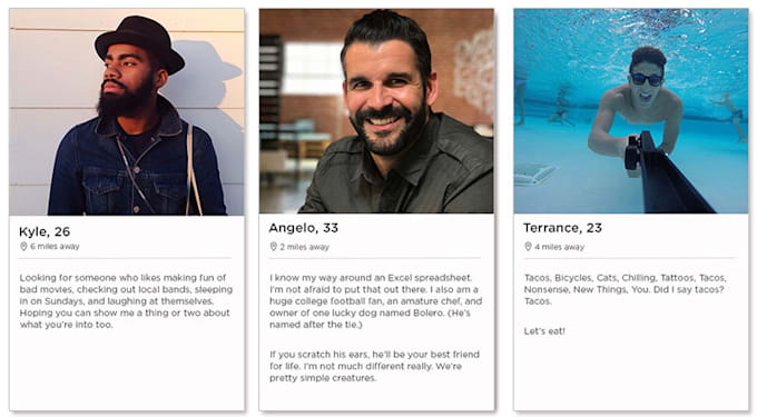 Dating app profil