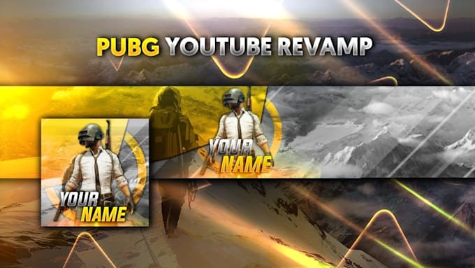 Make You A Professional Pubg Banner And Logo By Yassineaz521