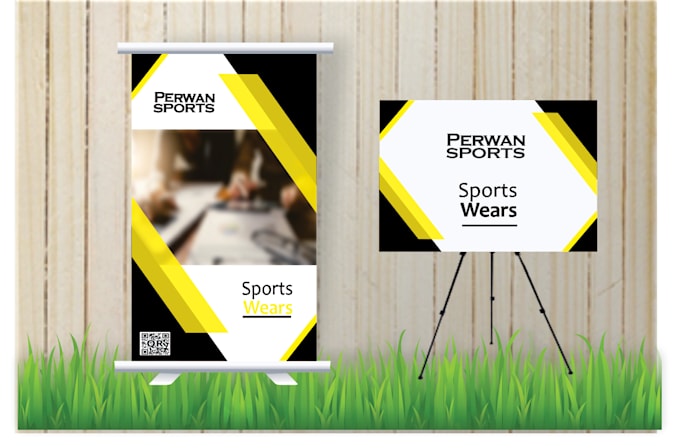 Draw Signage Stunning Yard Sign Standees And Rollup Banner