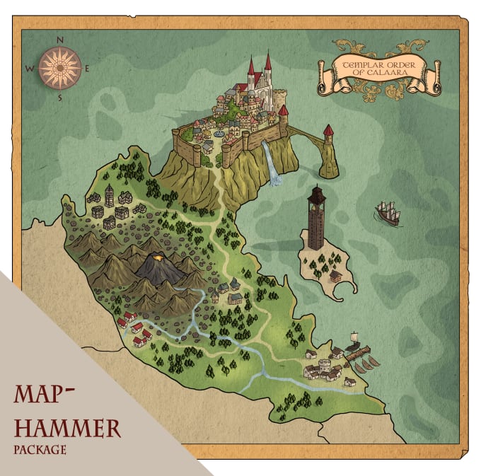 Do Fantasy Map Making For Your Book Or Rpg Project By Ransaja