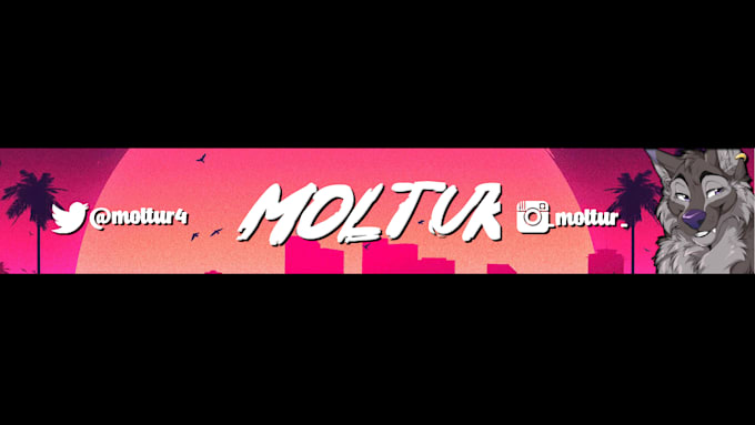 Make You A Youtube Or Twitch Banner For A Fair Price By Rainder