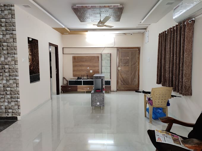 Change Walls And Ceiling Colour As Your Request By Prakash028