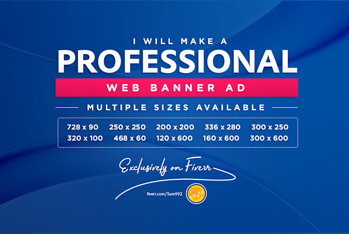 Design A Professional Web Banner Ad By Sum992