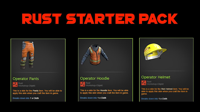 Sell You Skins In Rust By Theblame