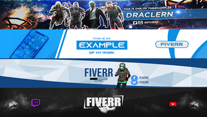 Make You A Banner For Your Youtube Channel By Draclern